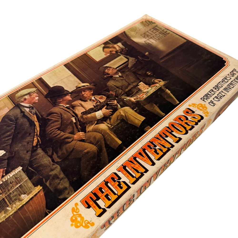 Parker Brothers The Inventors Board Game Vintage 1974 Incomplete Missing Parts
